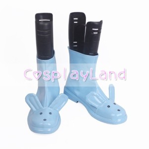 高品質 高級 オーダーメイド ブーツ 靴 バニー 風 Anime Bunny Brawler Cosplay Shoes Boots