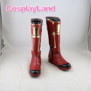 高品質 高級 オーダーメイド ブーツ 靴 キャプテン・マーベル 風 Captain Marvel : Ms. Marvel Carol Danvers Cosplay Boots