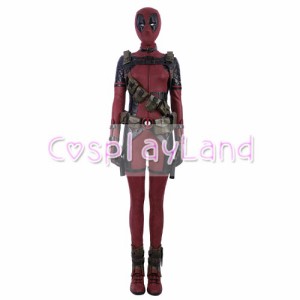 高品質 高級コスプレ衣装 デッドプール 風 オーダーメイド ボディースーツ Lady Deadpool Cosplay Costume