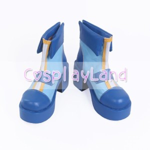 高品質 高級 オーダーメイド ブーツ 靴 シューズ もえたん 風 Anime Moeru Eitango Moetan Pastel Ink Cosplay Shoes Boots