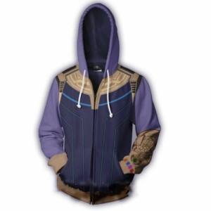 高品質 高級コスプレ衣装 サノス 風 オーダーメイド ジャケット Jacket Thanos Sweatshirts Avengers