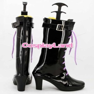 高品質 高級 オーダーメイド ブーツ 靴 アイドルマスターシンデレラガールズ 風 THE IDOLM@STER Rin Shibuya Black Female High Heel Cos