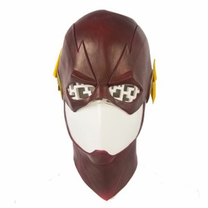 高品質 高級 コスプレ道具 オーダーメイド マスク 仮面 フラッシュ 風  オーダーメイド コスチューム The Flash Helmet Halloween Cospla