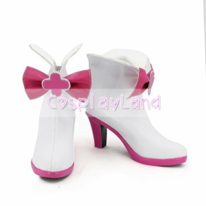 高品質 高級 オーダーメイド ブーツ 靴 Go!プリンセスプリキュア 風 Go! Princess Pretty Cure Cure Flora Cosplay Boots