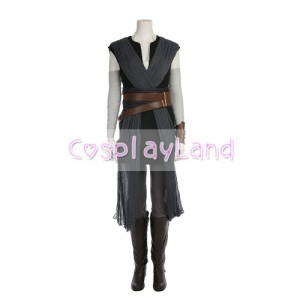 高品質 高級コスプレ衣装 スターウォーズ 風 レイ タイプ オーダーメイド Star Wars The Last Jedi Rey Cosplay Costume