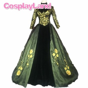 高品質 高級コスプレ衣装 ディズニー シンデレラ 風 オーダーメイド コスチューム ドレス Cinderella Stepmother Cosplay Costume