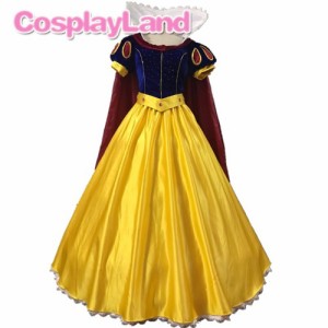 高品質 高級コスプレ衣装 ディズニー 白雪姫 風 プリンセスドレス Snow White cosplay costume Princess