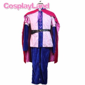 高品質 高級コスプレ衣装 ハロウィン ディズニー 眠れる森の美女 風 王子 タイプ Sleeping Beauty Prince Cosplay Costume