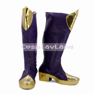 高品質 高級 オーダーメイド ブーツ 靴 リーグ・オブ・レジェンド 風 LOL Lux Fire Original Bones Cosplay Boots