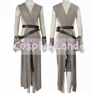 高品質 高級コスプレ衣装 スターウォーズ 風 レイ タイプ オーダーメイド Star Wars Costume Adult the Force Awakens Rey Cosplay