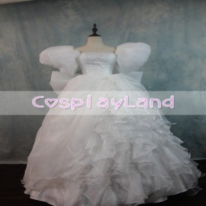 高品質 高級コスプレ衣装 ディズニー 魔法にかけられて 風 ドレス オーダーメイド Enchanted Princess Giselle Cosplay Costume