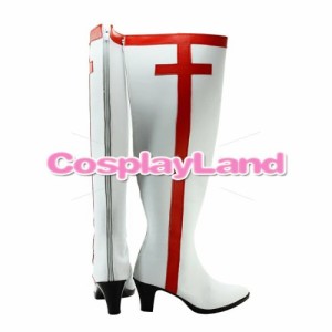 高品質 高級 オーダーメイド ブーツ 靴 東方Project 風 Touhou Project Hakurei Reimu Cosplay Boots