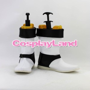 高品質 高級 オーダーメイド ブーツ 靴 東方Project 風 Touhou Project Rinnosuke Morichika White Cosplay Boots