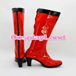 高品質 高級 オーダーメイド ブーツ 靴 東方Project 風 Touhou Project Flandre Scarlet Cosplay Boots
