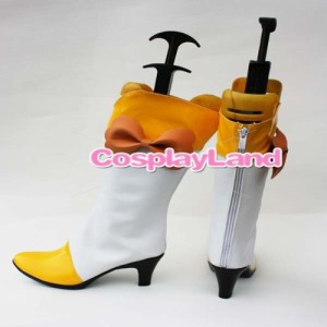 高品質 高級 オーダーメイド ブーツ 靴 スマイルプリキュア! 風 Smile Pretty Cure Kise Yayoi Cure Peace Yellow Cosplay Boots