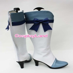 高品質 高級 オーダーメイド ブーツ 靴 スマイルプリキュア! 風 Smile Pretty Cure Aoki Reika Cure Beauty Cosplay Boots