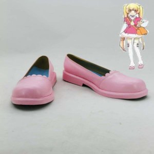 高品質 高級 オーダーメイド ブーツ 靴 AKB48 風 Yuka Ichijo Pink Flat Cosplay Shoes Boots