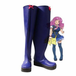 高品質 高級 オーダーメイド ブーツ 靴 AKB48 風 Mimori Kishida 8th Blue Cosplay Shoes Boots