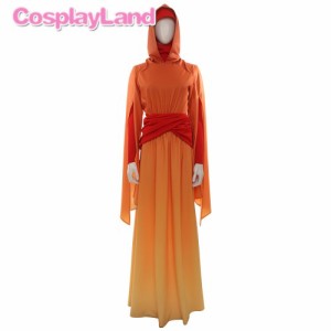 高品質 高級コスプレ衣装 スターウォーズ 風 パドメ・アミダラ タイプ Star Wars Padme Amidala Queen Cosplay Costume