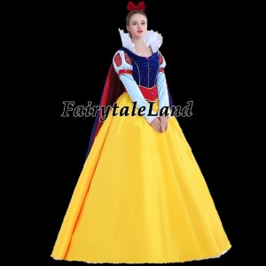 高品質 高級コスプレ衣装 ハロウィン ディズニー 風 プリンセス ドレス 白雪姫 タイプ Snow White Costume