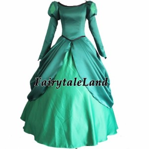 高品質 高級コスプレ衣装 ディズニー リトルマーメイド 風 アリエル タイプ ドレス The little Mermaid Dress Ariel Costume