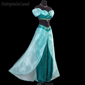 高品質 高級コスプレ衣装 ディズニー アラジンと魔法のランプ 風 アラビアン・ナイト ジャスミン タイプ Jasmine Cosplay Costume