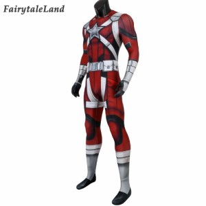 高品質 高級コスプレ衣装 ブラック・ウィドウ 風 コスチューム ハロウィン Red Guardian Cosplay Outfit 3D Printed Jumpsuit