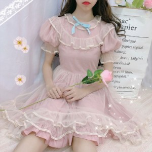 高品質 高級コスプレ衣装 ロリータ 風 ドレス ワンピース オーダーメイド ゴスロリ Gothic Lolita Dress