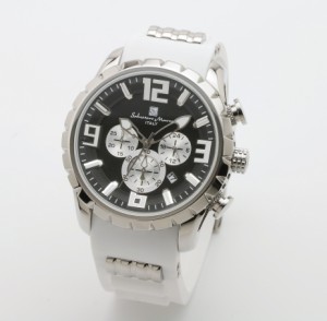 サルバトーレマーラ クオーツ メンズ 腕時計  SM15107-SSBK/WH[通販 限定特価 高級腕時計 送料無料] 