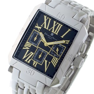 サルバトーレマーラ クロノグラフ クオーツ メンズ 腕時計SM17117-SSBKGD ブラック/ゴールド ブラック [通販 限定特価 高級腕時計 送料無