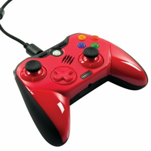 【送料無料】【中古】Xbox 360 Pro Controller for Xbox 360/PC レッド[MCX-GP-MC-PRO-RD] マッドキャッツ コントローラー（ケース付き）