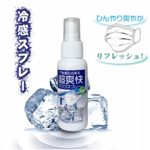 マスク 冷感 スプレー【日本製 除菌 抗菌 消臭】夏用 マスクール ひんやり 薄荷（ハッカ）爽快感 アルコール不使用 50ml