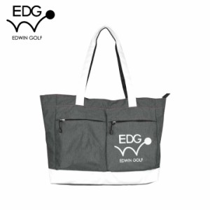 EDWIN GOLF トートバッグ EDBB-3481（ダークグレー） ROUND TOTE BAG  エドウィン レザックス LEZAX