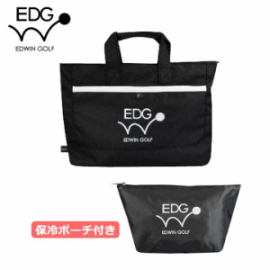 EDWIN GOLF ミニトート EDBB-3482 （ブラック）保冷用ポーチ付き カートバッグ TOTE BAG  エドウィン レザックス LEZAX