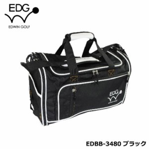 EDWIN GOLF ボストンバッグ EDBB-3480（ブラック） BOSTON BAG  エドウィン レザックス LEZAX