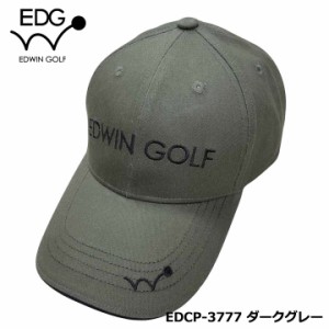 EDWIN GOLF   ゴルフキャップ EDCP-3777（カーキ） メガネホルダー CAP  エドウィン レザックス LEZAX