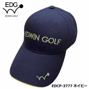 EDWIN GOLF   ゴルフキャップ EDCP-3777（ネイビー） メガネホルダー CAP  エドウィン レザックス LEZAX