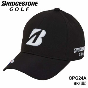 【2024モデル】ブリヂストンゴルフ CPG24A 黒 プロモデル キャップ　BRIDGESTONE GOLF BK