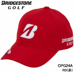 【2024モデル】ブリヂストンゴルフ CPG24A 赤 プロモデル キャップ　BRIDGESTONE GOLF RD