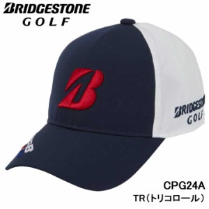 【2024モデル】ブリヂストンゴルフ CPG24A トリコロール プロモデル キャップ　BRIDGESTONE GOLF TR