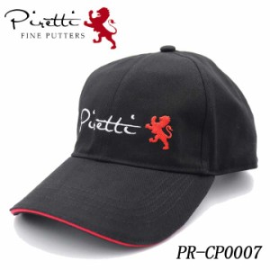 【2024モデル】ピレッティ PR-CP0007 ゴルフ アンストラクチャード キャップ ブラック Unstructured Cap Piretti