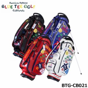 ブルーティーゴルフ BTG-CB021 ハイ ハワイ エナメル スタンドバッグ キャディバッグ 9.0型 4.0kg 46インチ対応 BLUE TEE GOLF HI HAWAII
