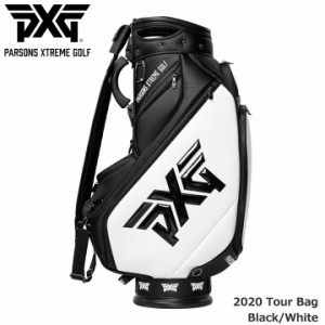 ピーエックスジー ツアーバッグ  B-UGB1（ブラック/ホワイト） 6分割 キャディバッグ  2020 Tour Bag- Black/White  PXG