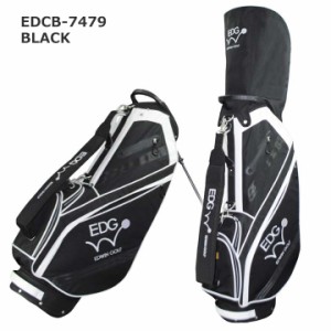 EDWIN GOLF 9.5型スタンドバッグ EDCB-3479 キャディバッグ (ブラック) 6分割 47インチ対応   Cart Bag  ゴルフバッグ  スタンド式 エド