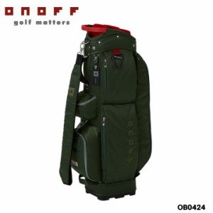 オノフ OB0424-69 ディープグリーン カート型 キャディバッグ Caddie Bag 9型 2.8kg 47インチ対応 ONOFF