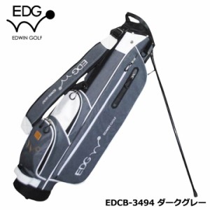 EDWIN GOLF 超軽量 6.5型 スタンドバッグ EDCB-3494 キャディバッグ (ダークグレー)  2.0kg 4分割 47インチ対応     軽い ゴルフバッグ  