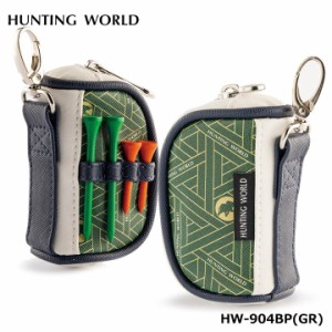 ハンティングワールド HW-904BP ボールポーチ （グリーン）マルチポーチ HUNTING WORLD