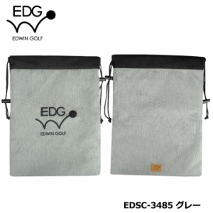 EDWIN GOLF ポーチ EDSC-3485  (グレー) 　 SHOES CASE エドウィン レザックス LEZAX