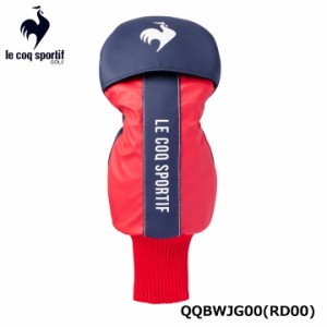 【2023モデル】ルコック QQBWJG00 ドライバー用 ヘッドカバー レッド le coq sportif GOLF RD00 HEAD COVER