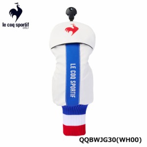 【2023モデル】ルコック QQBWJG30 フェアウェイウッド用 ヘッドカバー ホワイト le coq sportif GOLFWH00